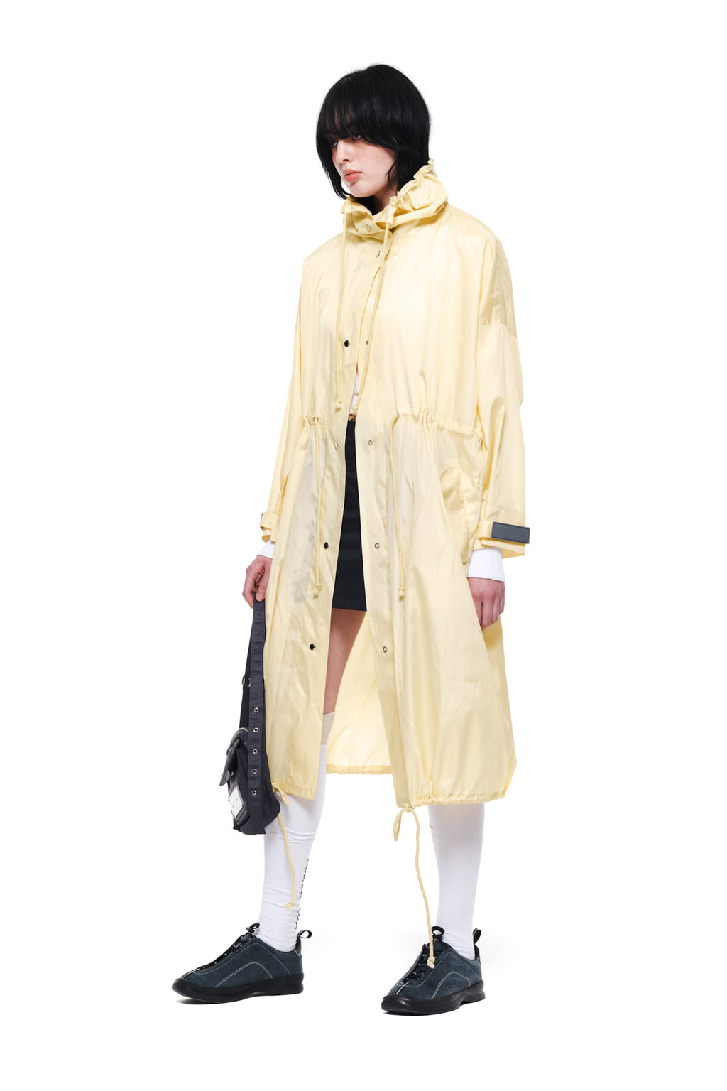 Matin Kim - City Breeze Maxi Windbreaker (Beige) product image 9 | TRAB K-Fashion Australia