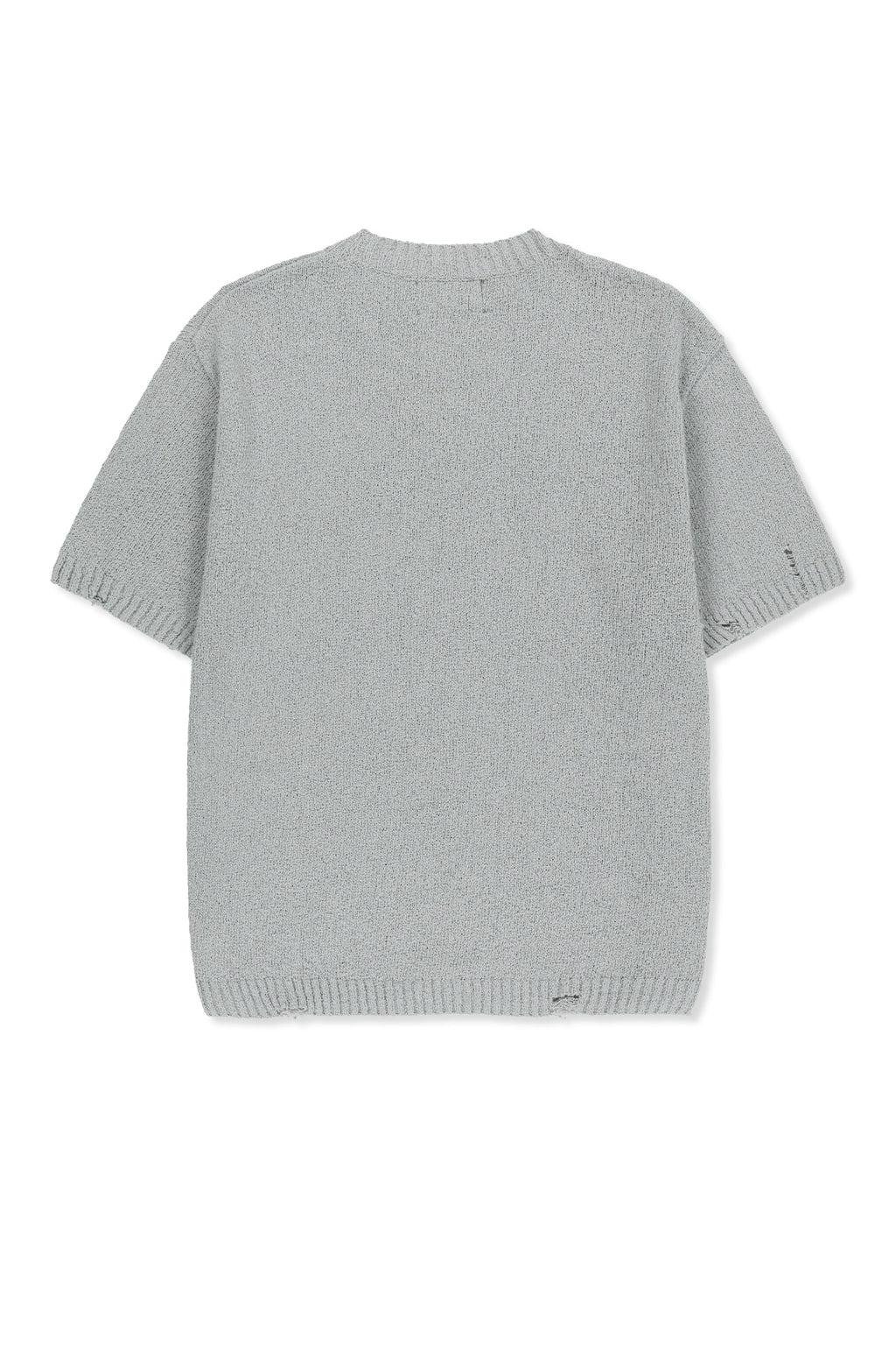 Matin Kim - Half Sleeve Logo Pullover (Light Grey) product image 2 | TRAB K-Fashion Australia