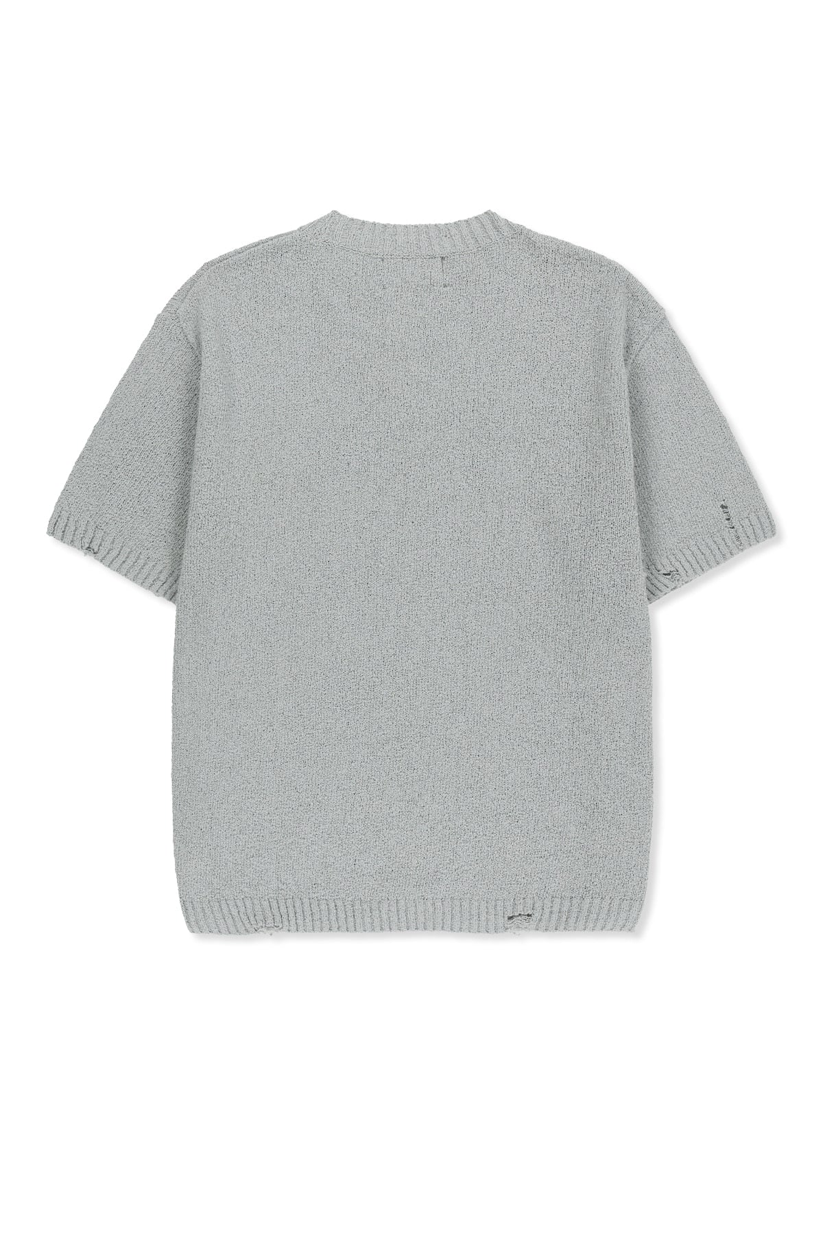 Matin Kim - Half Sleeve Logo Pullover (Light Grey) product image 2 | TRAB K-Fashion Australia