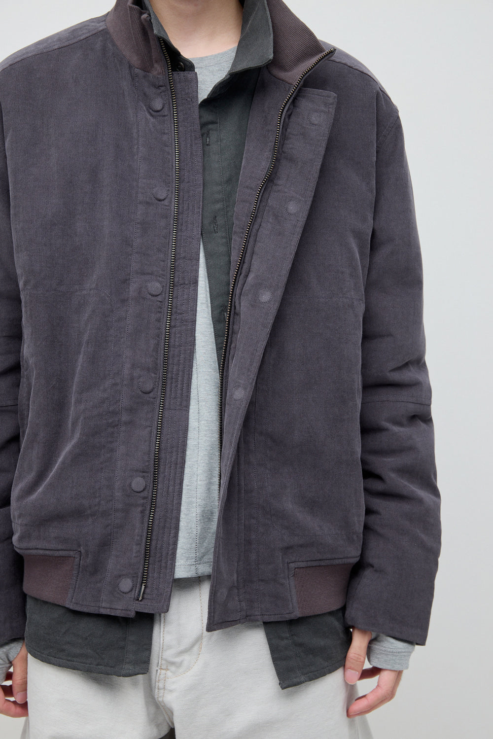Hatchingroom - Tanker Jacket Corduroy (Purple Grey) product image 9 | TRAB K-Fashion Australia