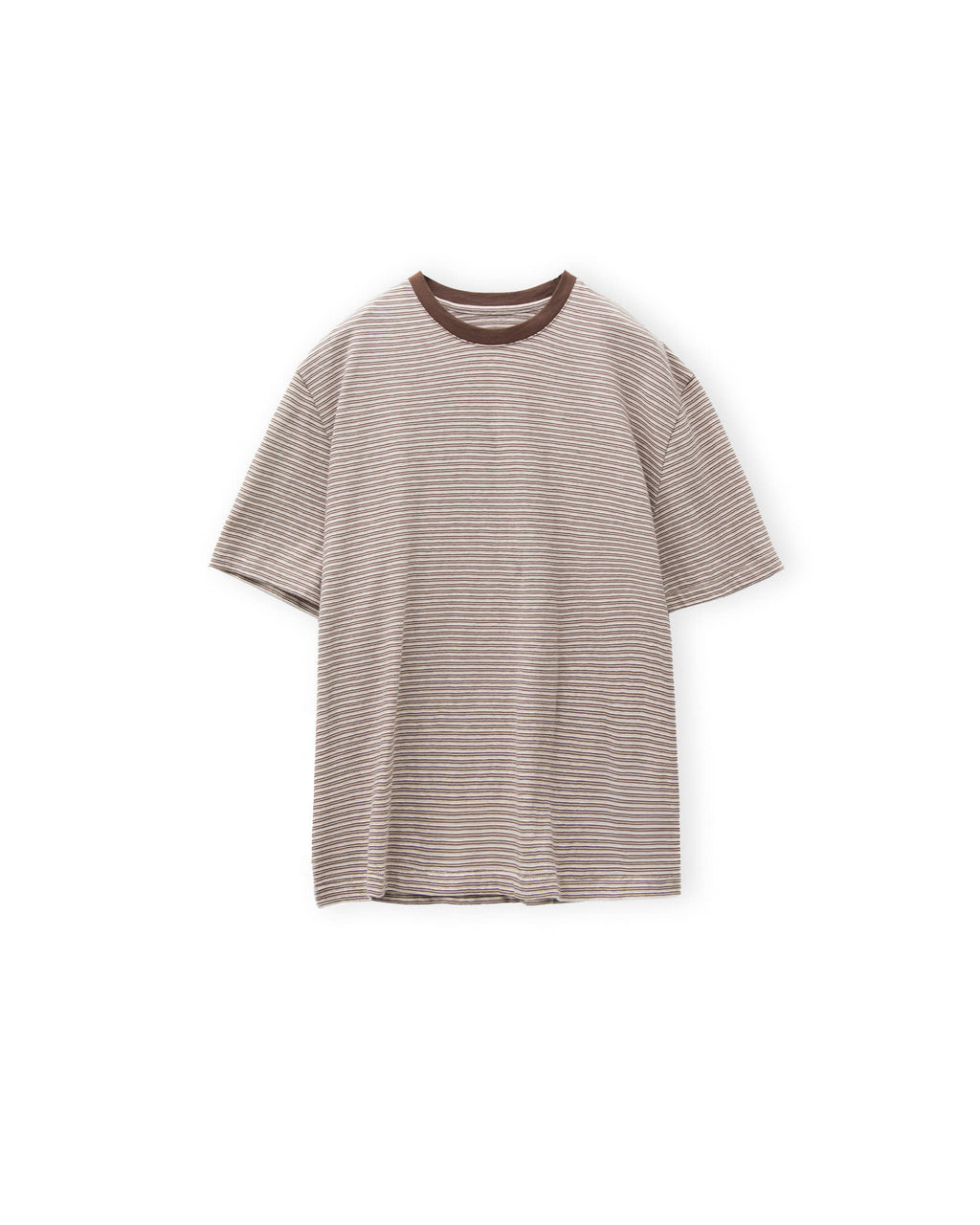 Brownyard - [Pre-Order – Ships May 29] Waist Cut Stripe T Shirt (Pink) product image 3 | TRAB K-Fashion Australia