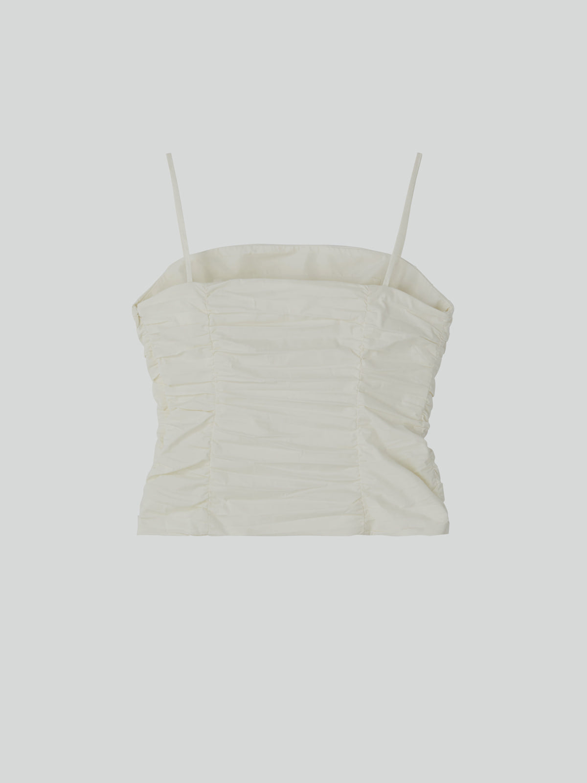 Recto - Gathered Bustier Top (Ivory) product image 2 | TRAB K-Fashion Australia
