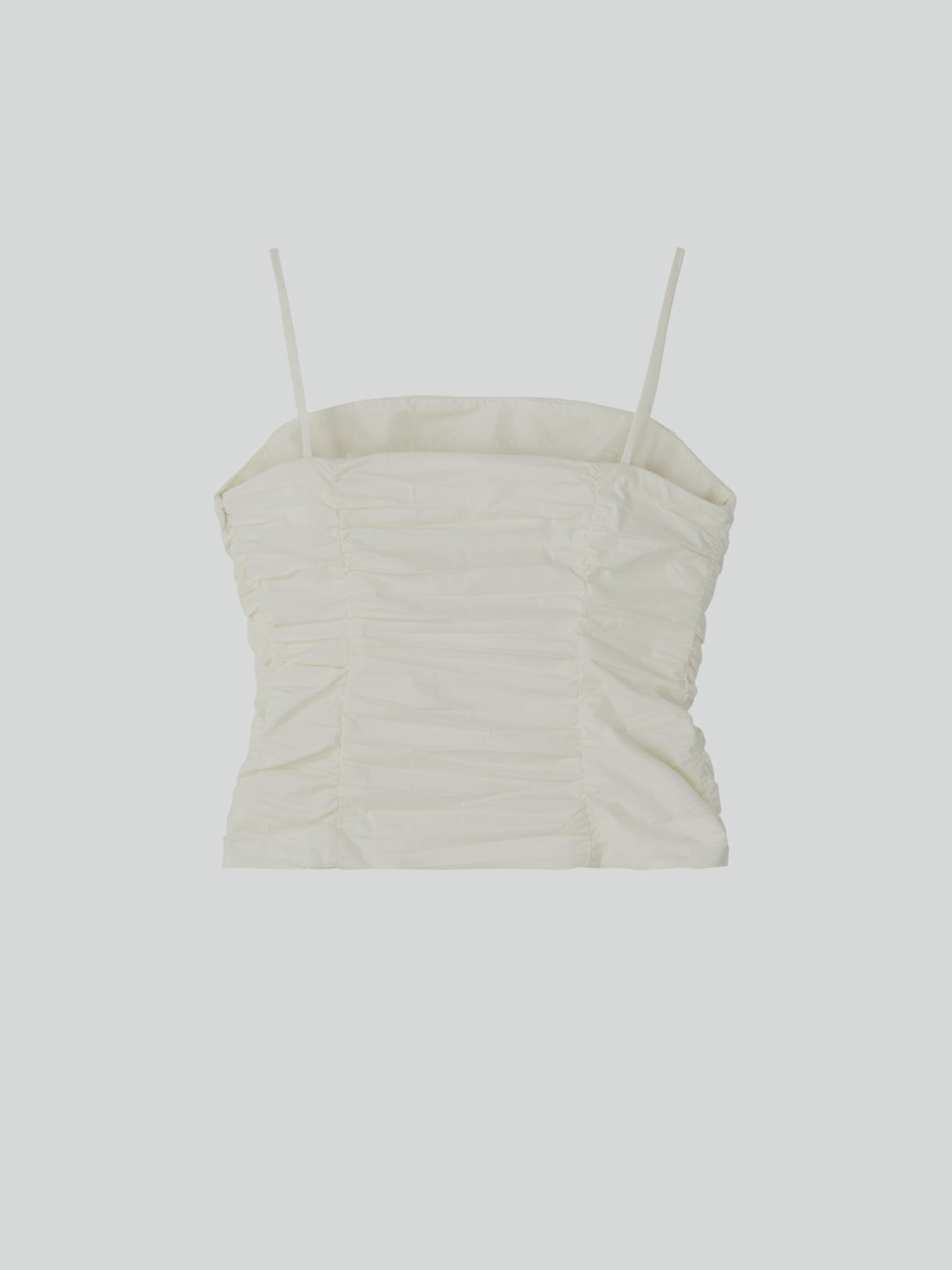 Recto - Gathered Bustier Top (Ivory) product image 2 | TRAB K-Fashion Australia