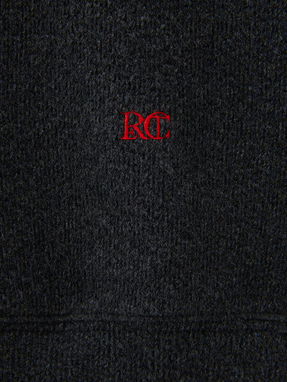 Recto - Rc Embroidered Sweatshirt (Charcoal Grey) product image 4 | TRAB K-Fashion Australia