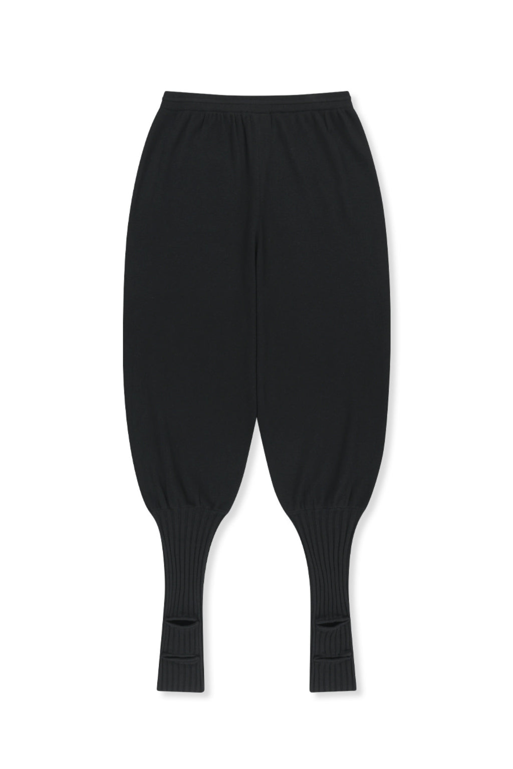 Matin Kim - Leg Warmer Knit Jogger Pants (Black) product image 2 | TRAB K-Fashion Australia