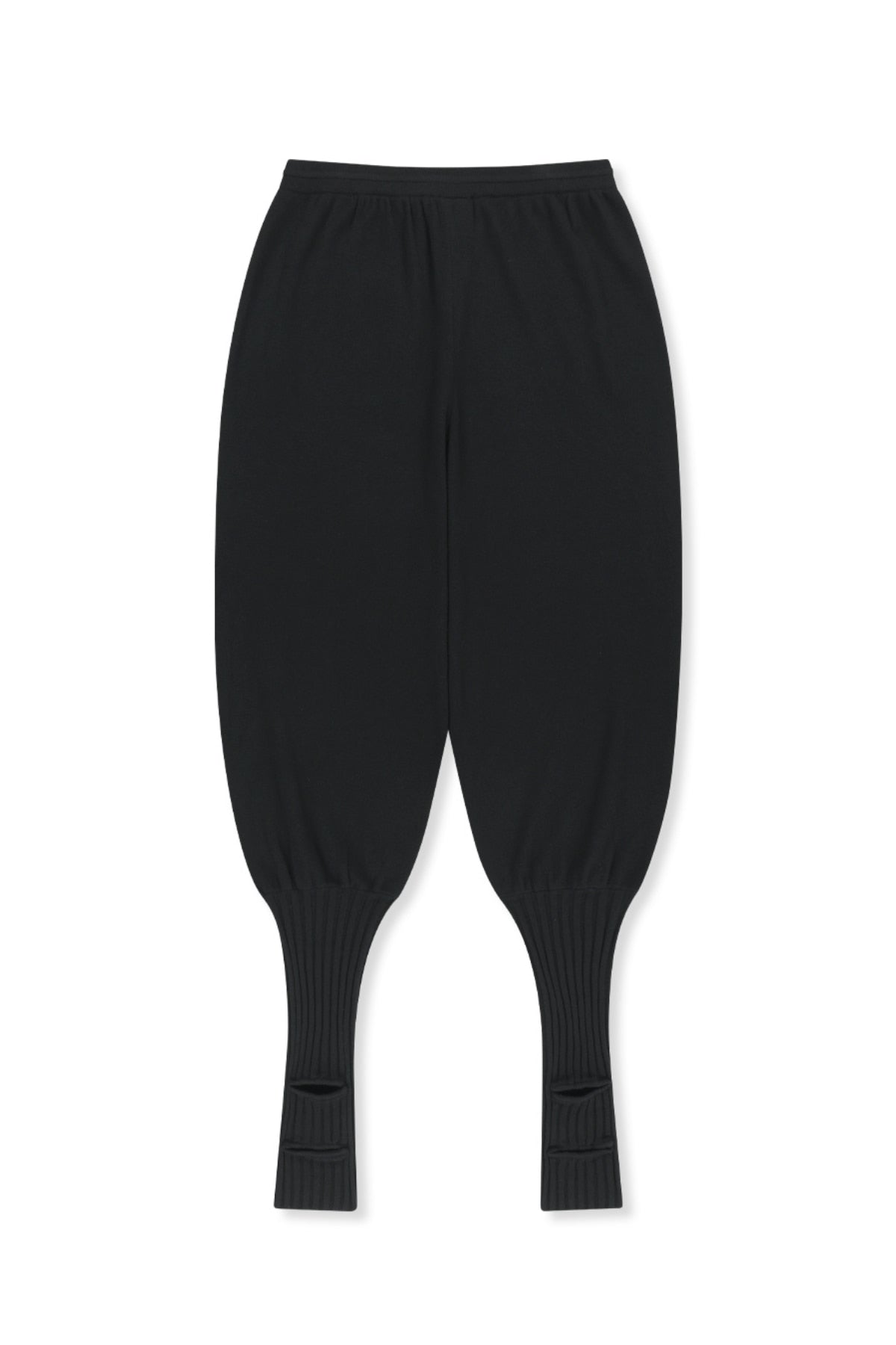 Matin Kim - Leg Warmer Knit Jogger Pants (Black) product image 2 | TRAB K-Fashion Australia
