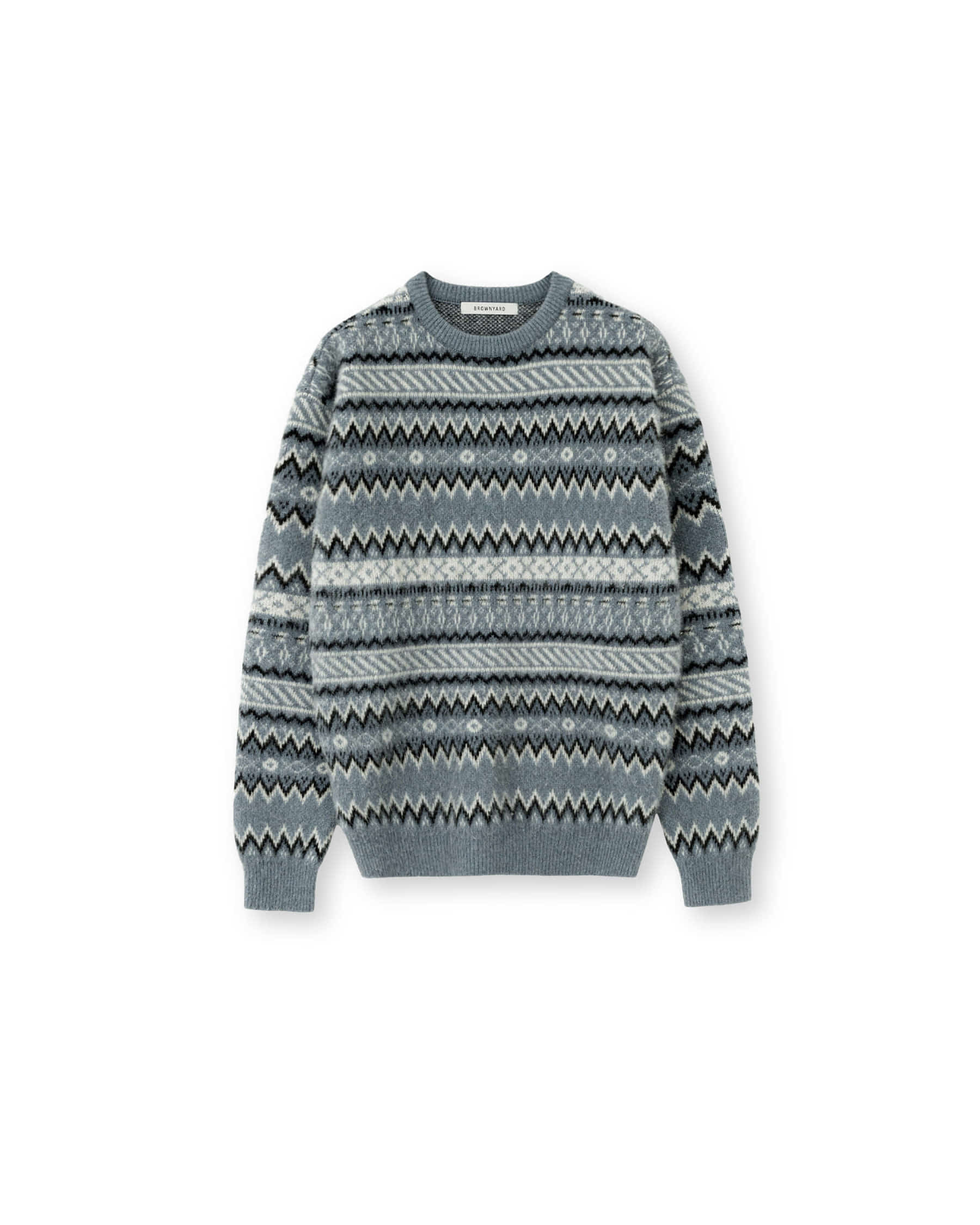 Brownyard - Fair Isle Sweater (Blue) product image 3 | TRAB K-Fashion Australia