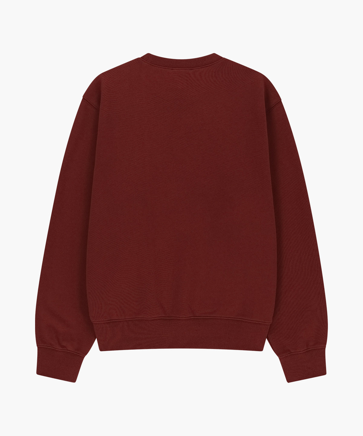 Marithe & Francois Girbaud - Small Classic Logo Oversized Sweatshirt (brushed) (Burgundy) product image 6 | TRAB K-Fashion Australia
