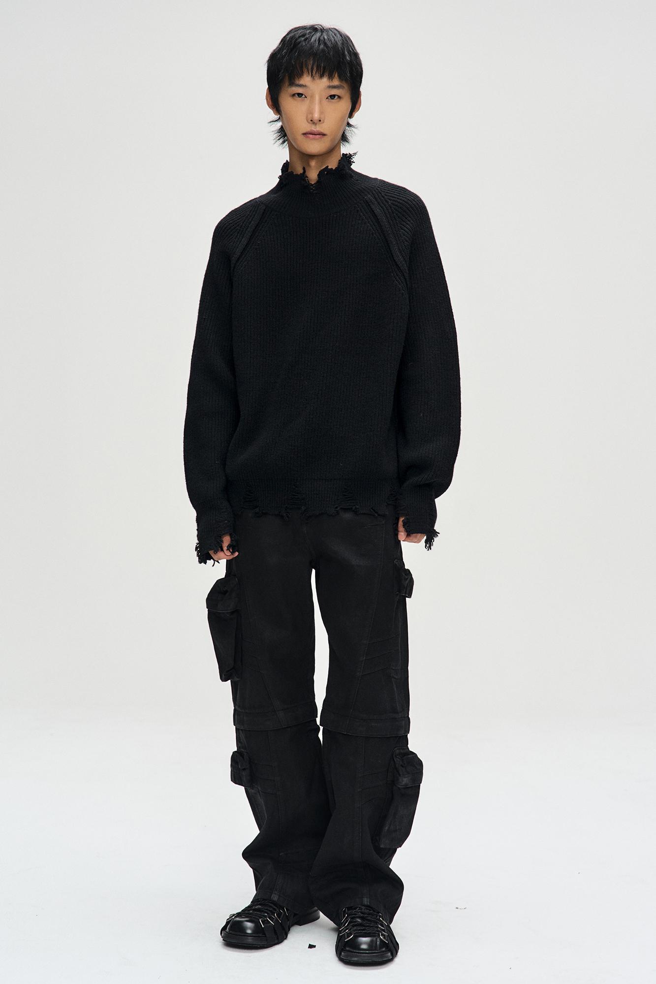 Andersson Bell - Roghen Turtle Neck Sweater (Taupe) product image 5 | TRAB K-Fashion Australia