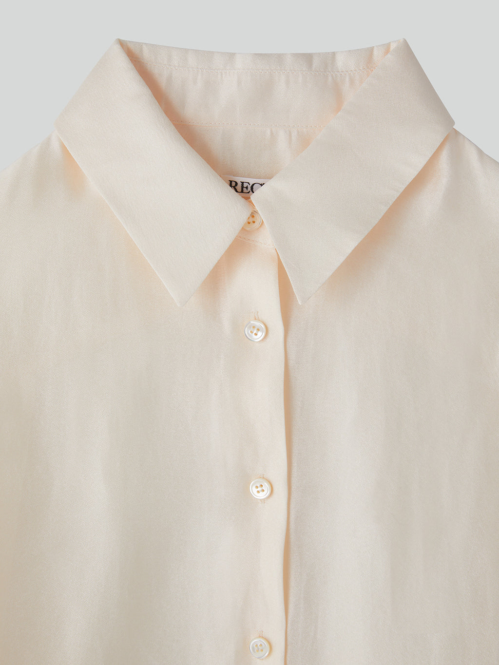 Recto - Oversized Sheer Shirt (Cream) product image 6 | TRAB K-Fashion Australia
