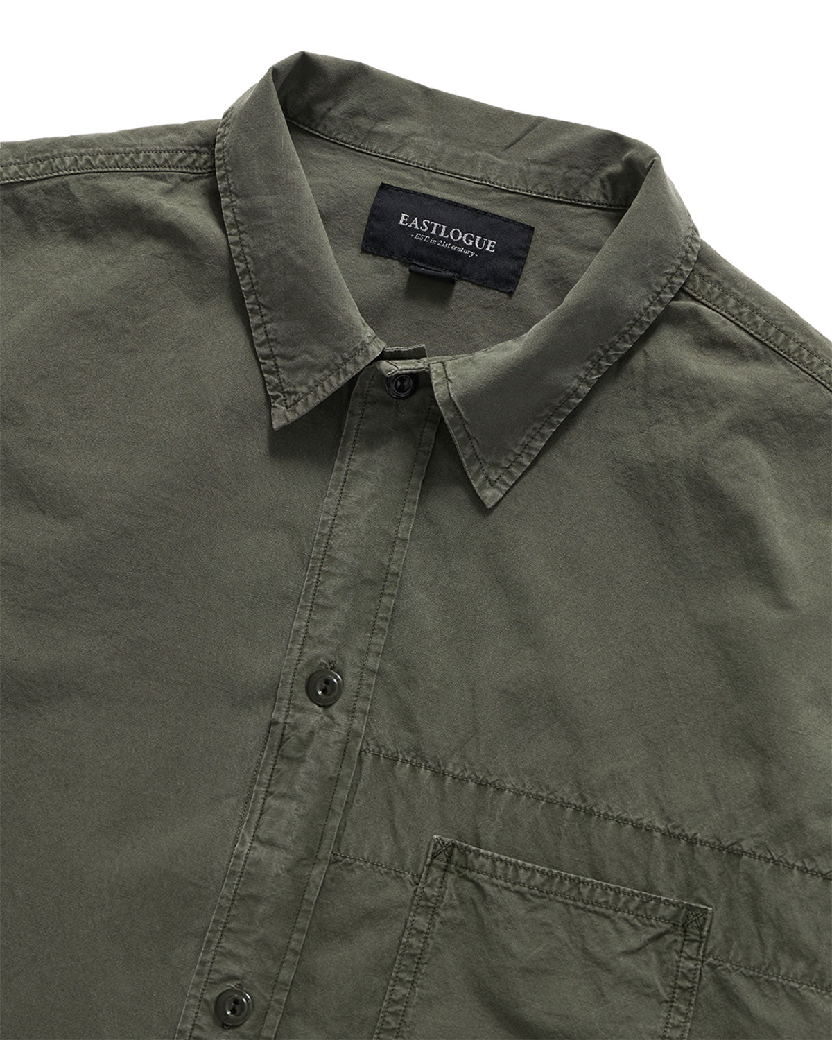 Eastlogue - Carpenter Work Half Shirts (Olive) product image 7 | TRAB K-Fashion Australia