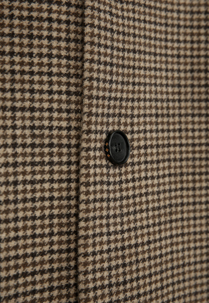 Tonywack - Single Breasted Tailored Coat (Brown/Beige/Black Houndtooth) product image 13 | TRAB K-Fashion Australia