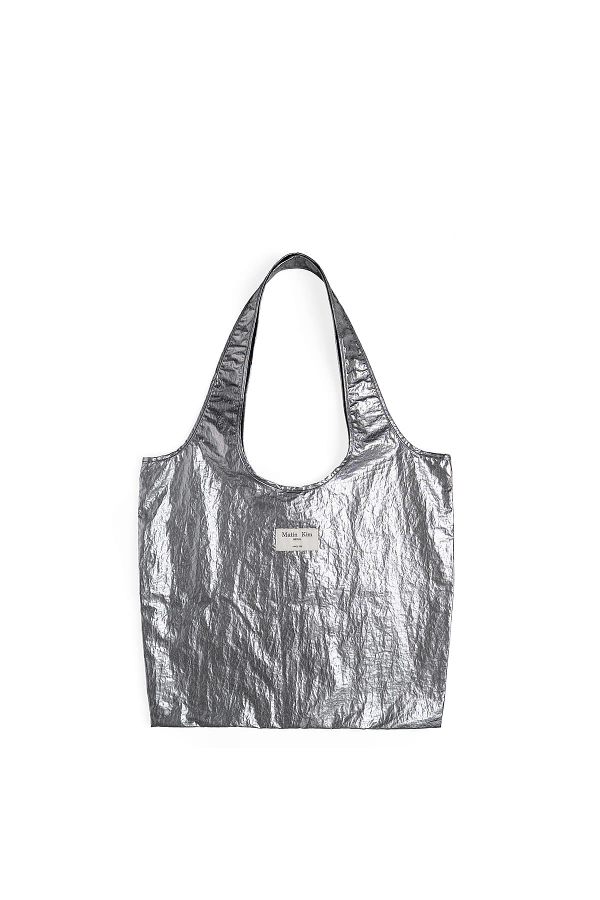 Matin Kim - Matin Line Stitch Ecobag (Dark Silver) product image 2 | TRAB K-Fashion Australia