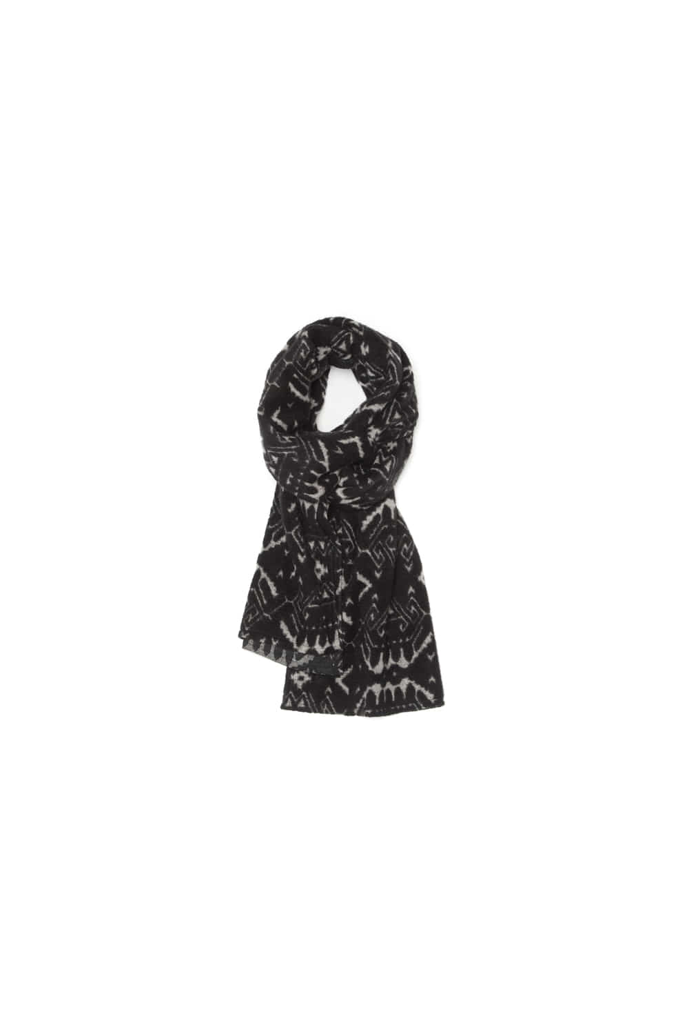 Hatchingroom - Fleece Jacquard Muffler (Black) product image 2 | TRAB K-Fashion Australia