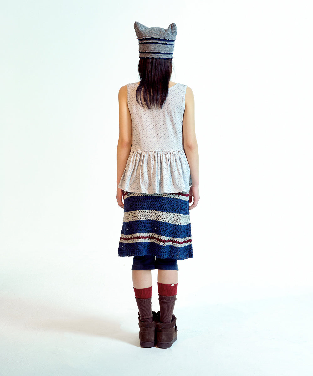Coyseio - Dudu Ruffle Sleeveless (Ice Grey) product image 11 | TRAB K-Fashion Australia