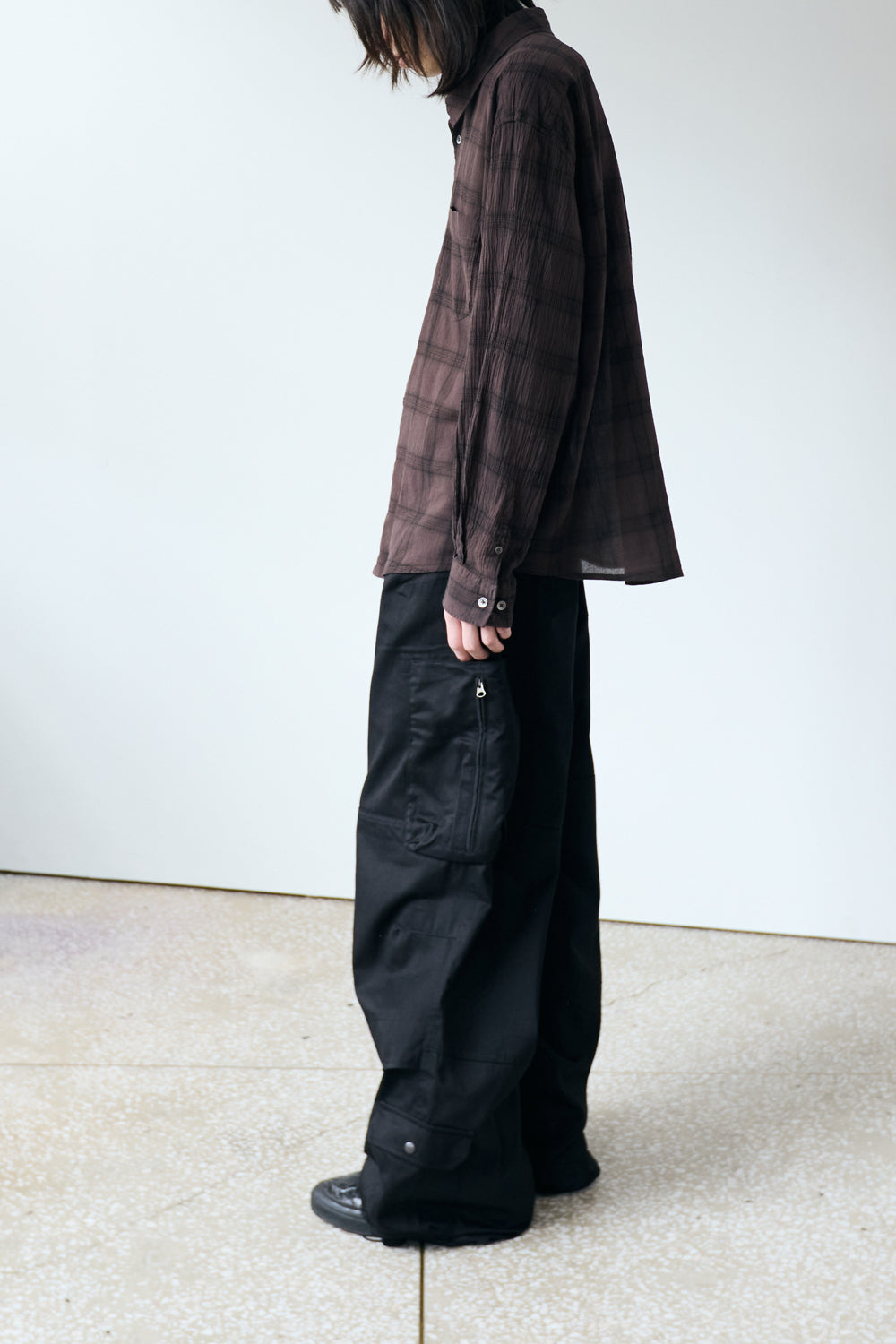 Hatchingroom - Zip Cargo Work Pants (Black) product image 10 | TRAB K-Fashion Australia