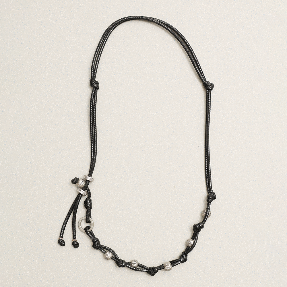 Towtow Archive - Tosca Rope Necklace (Black) product image 1 | TRAB K-Fashion Australia