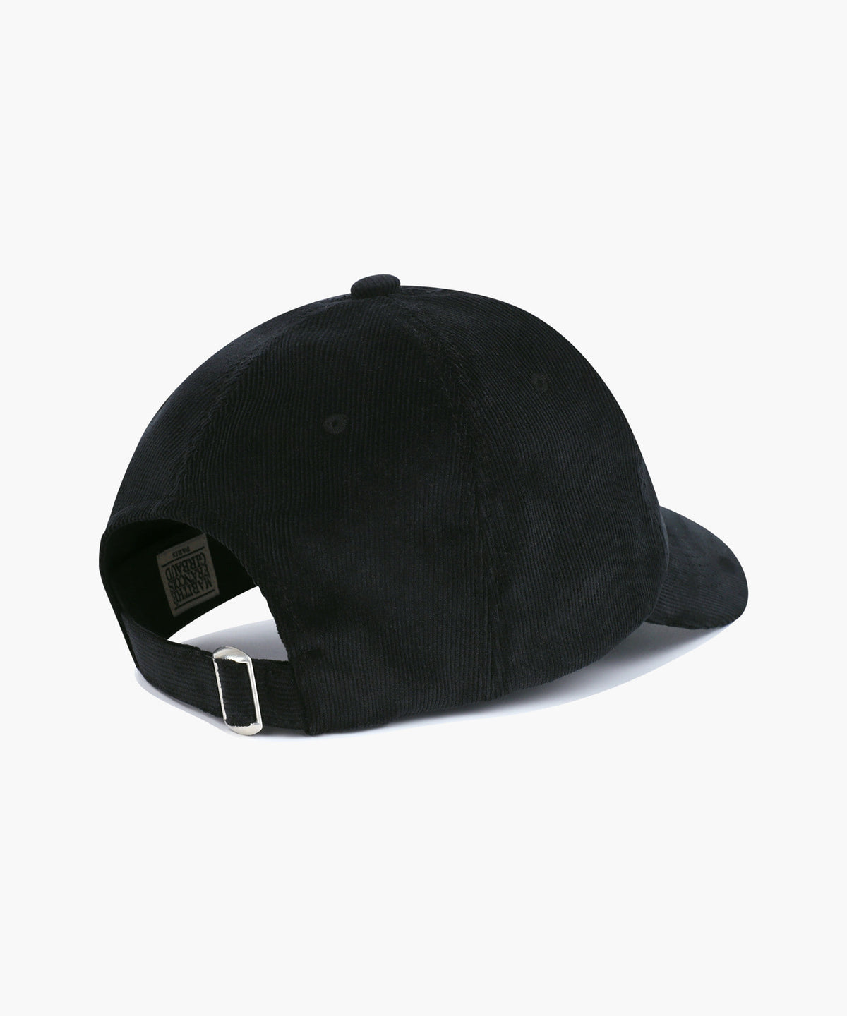 Marithe & Francois Girbaud - Corduroy Small Classic Logo Cap (Black) product image 2 | TRAB K-Fashion Australia