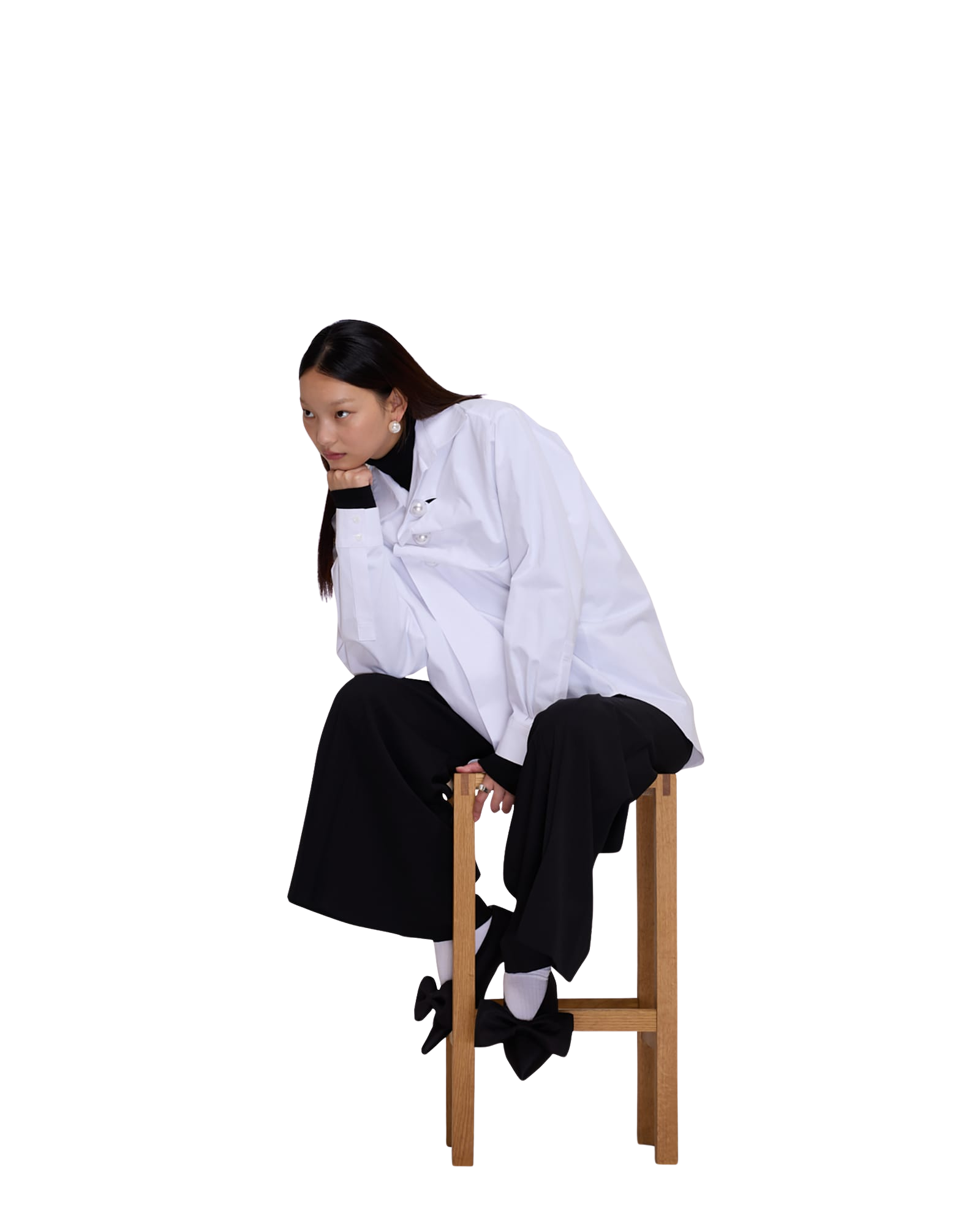 Kimhe Kim - Venus Shirt (White) product image 5 | TRAB K-Fashion Australia