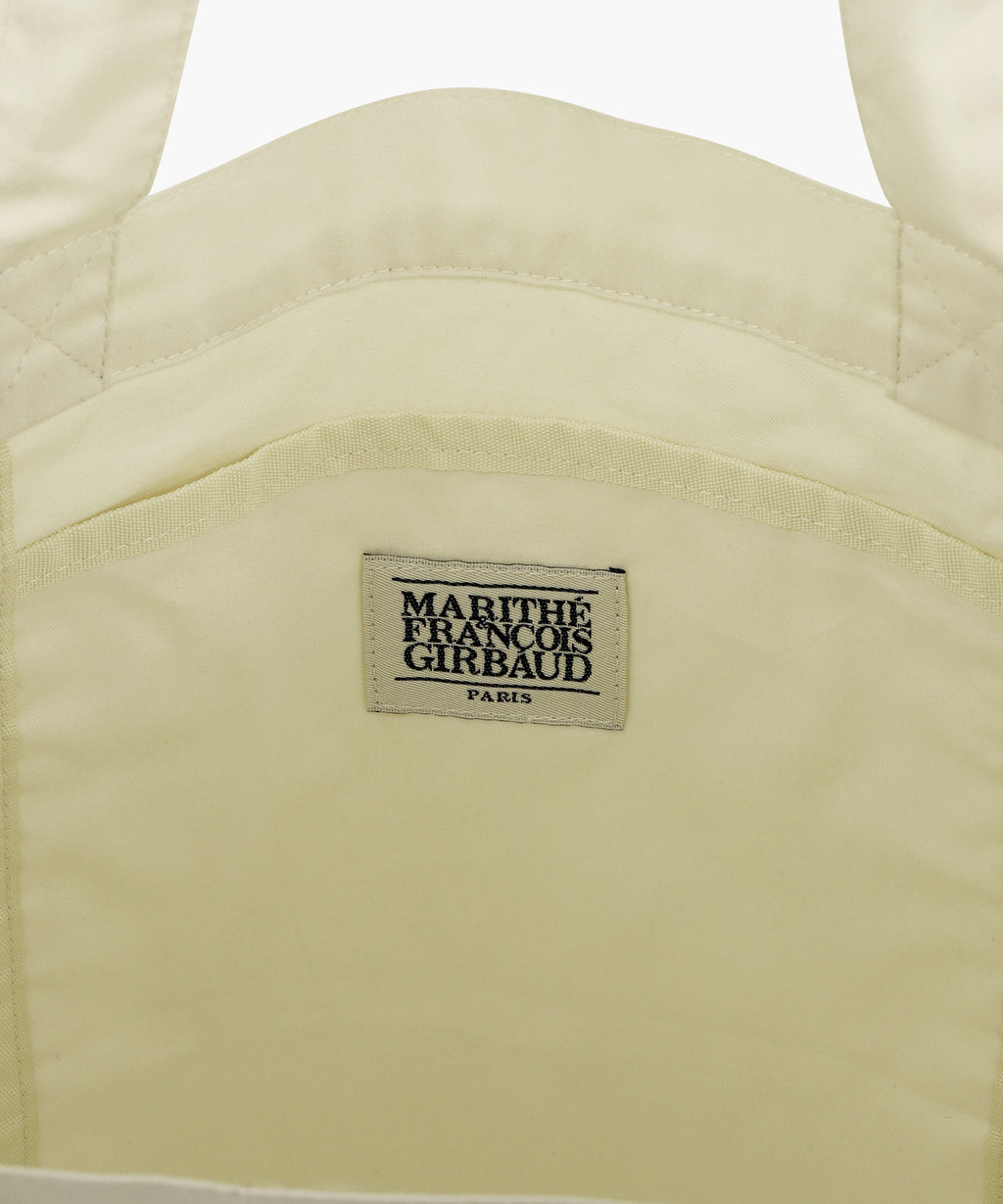 Marithe & Francois Girbaud - Seoul Exclusive Graphic Eco Bag (Ivory) product image 4 | TRAB K-Fashion Australia