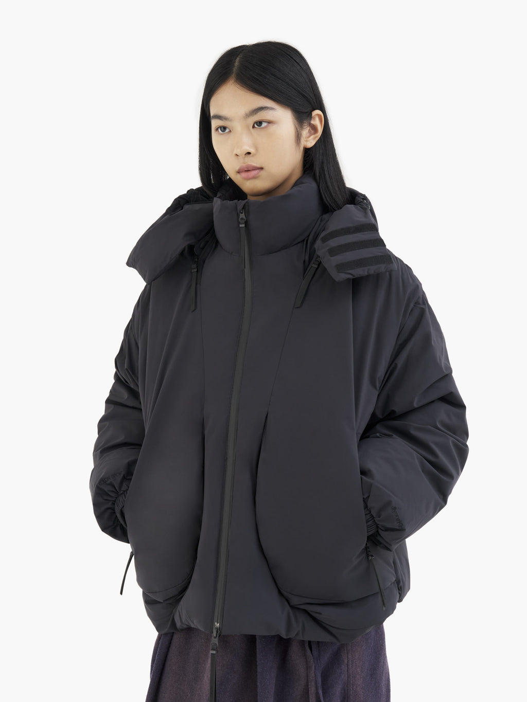 Jiyong Kim - Twisted Down Jacket (Black) product image 8 | TRAB K-Fashion Australia