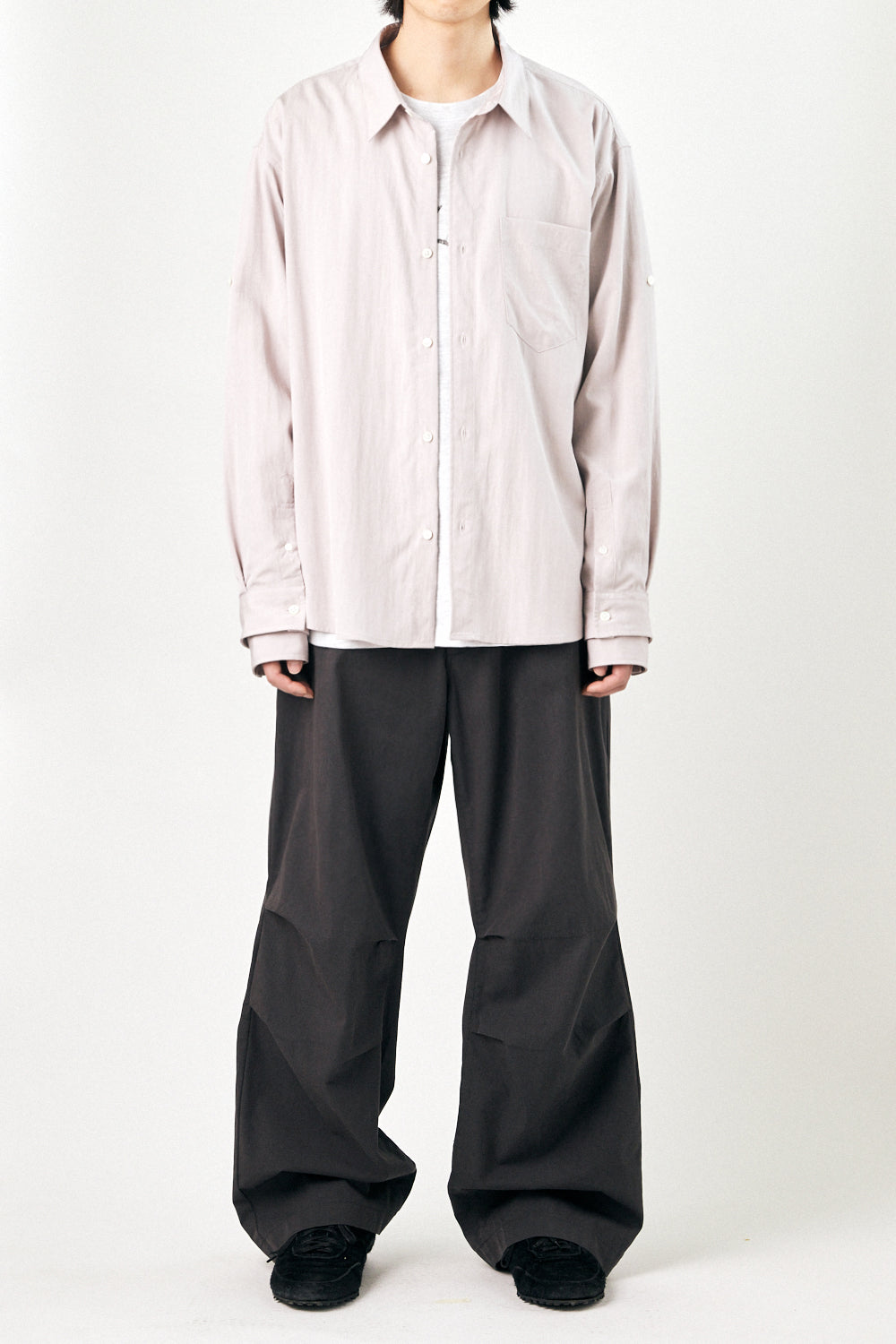 Hatchingroom - Double Sleeve Shirt Dusty (Pink) product image 11 | TRAB K-Fashion Australia