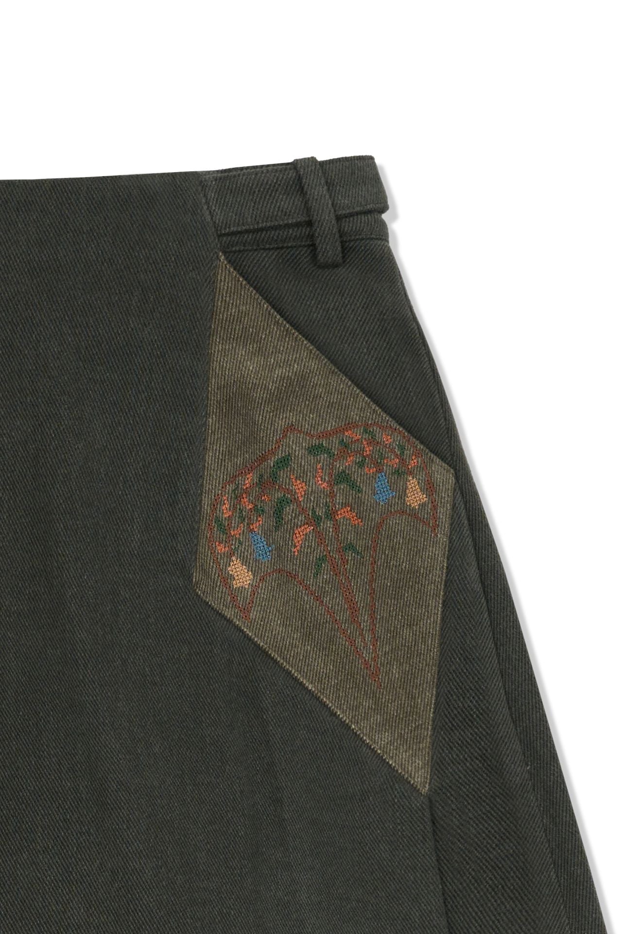 Ioedle - Kite Flying Pleated Skirt (Gray) product image 4 | TRAB K-Fashion Australia