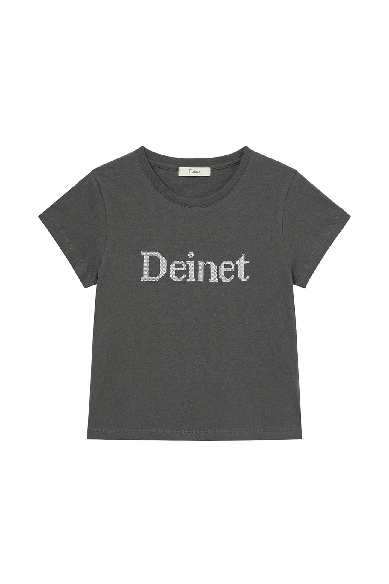 Deinet - Needle Point T-Shirt (Charcoal) product image 1 | TRAB K-Fashion Australia