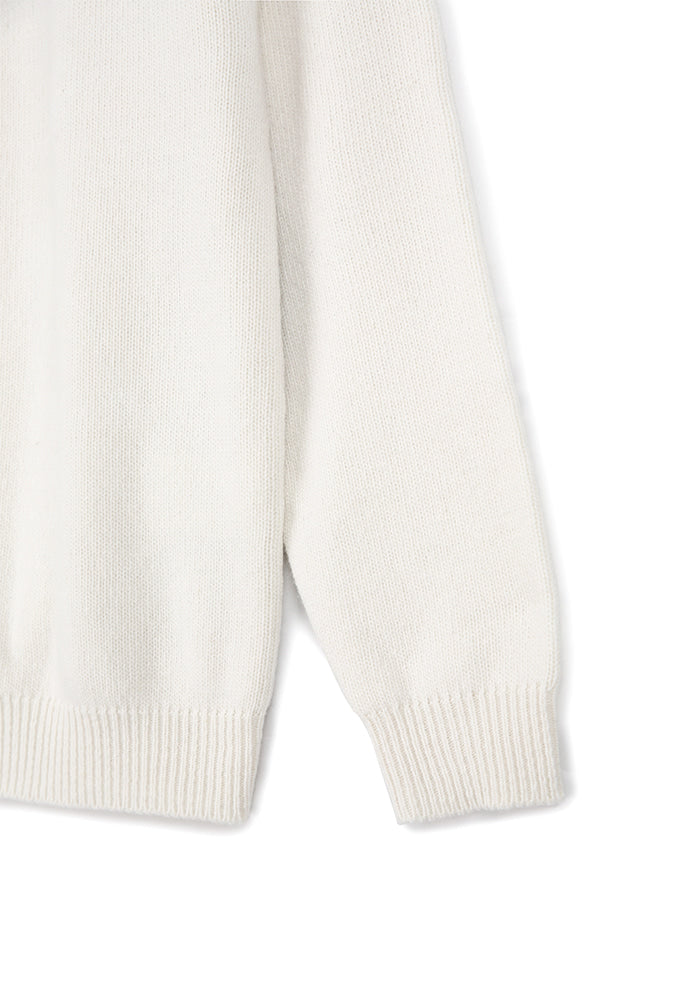 Tonywack - Reflection Patchwork Cardigan (Ecru) product image 5 | TRAB K-Fashion Australia