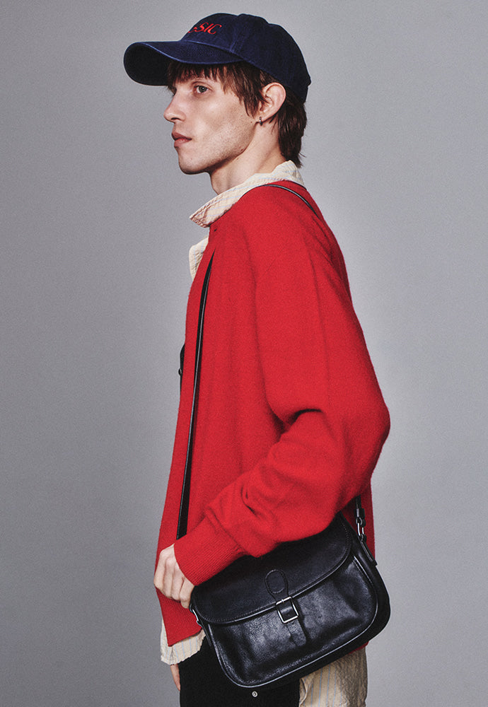 Art if acts - Wholegarment Round Neck Cardigan (Red) product image 6 | TRAB K-Fashion Australia