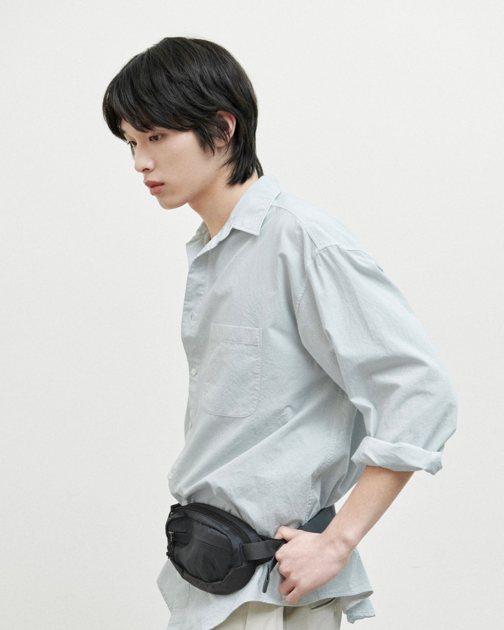 Brownyard - Washed Shirt (Light Grey) product image 3 | TRAB K-Fashion Australia