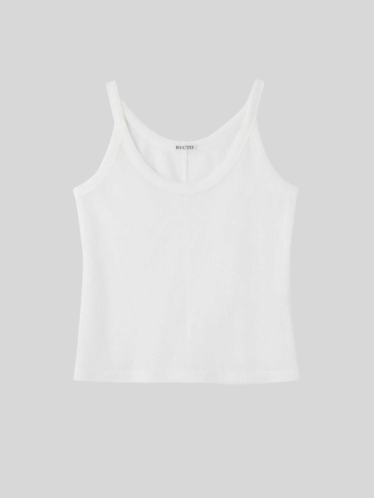 Recto - Sheer Jersey Tank Top (Off White) product image 5 | TRAB K-Fashion Australia