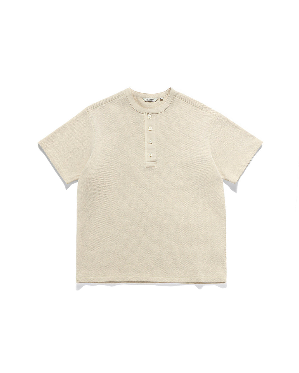 Eastlogue - Anchor Line Henley Neck T-shirts (Oatmeal) product image 5 | TRAB K-Fashion Australia