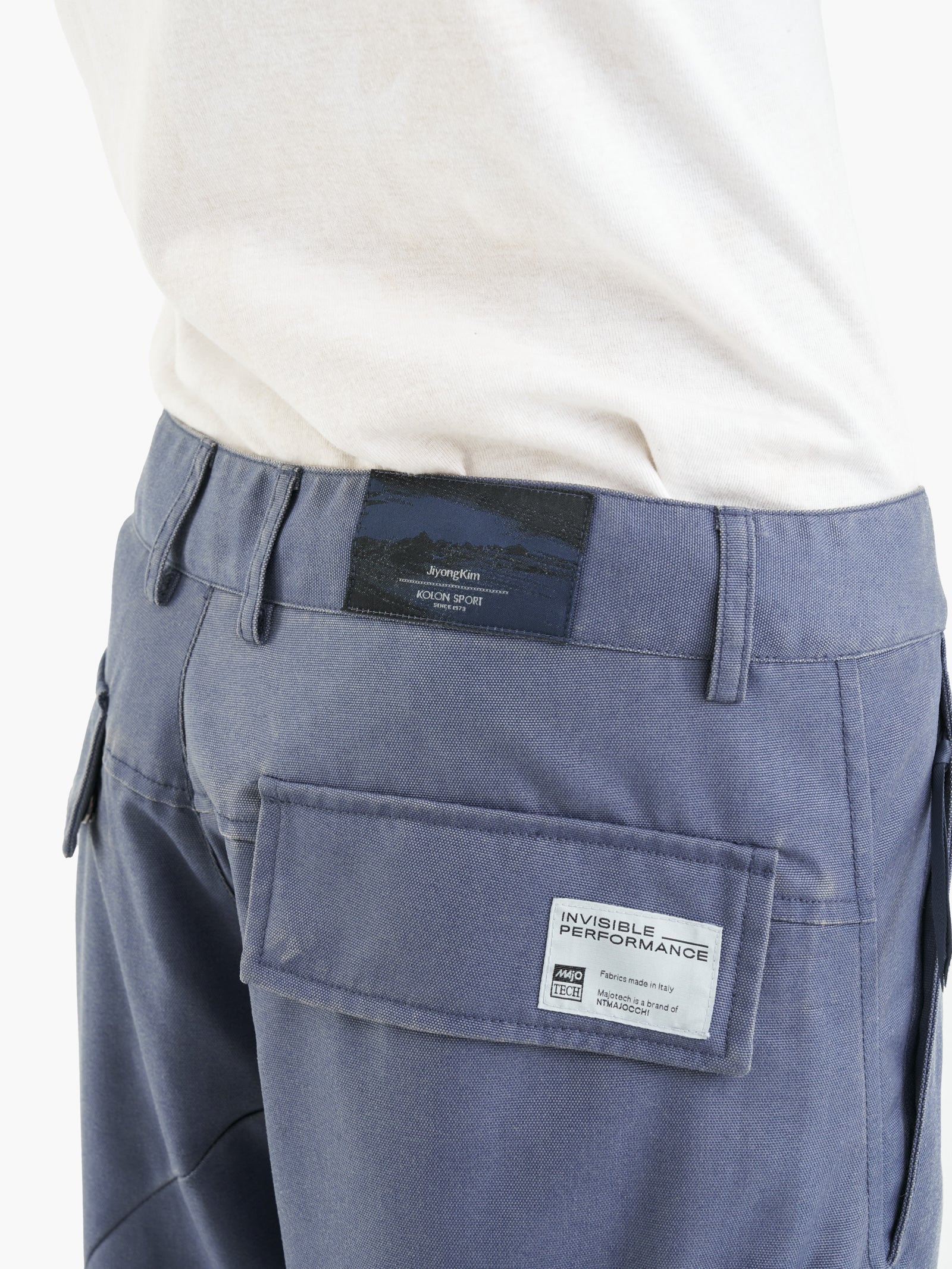 Jiyong Kim - Multi Pocket Trousers (Blue) product image 7 | TRAB K-Fashion Australia