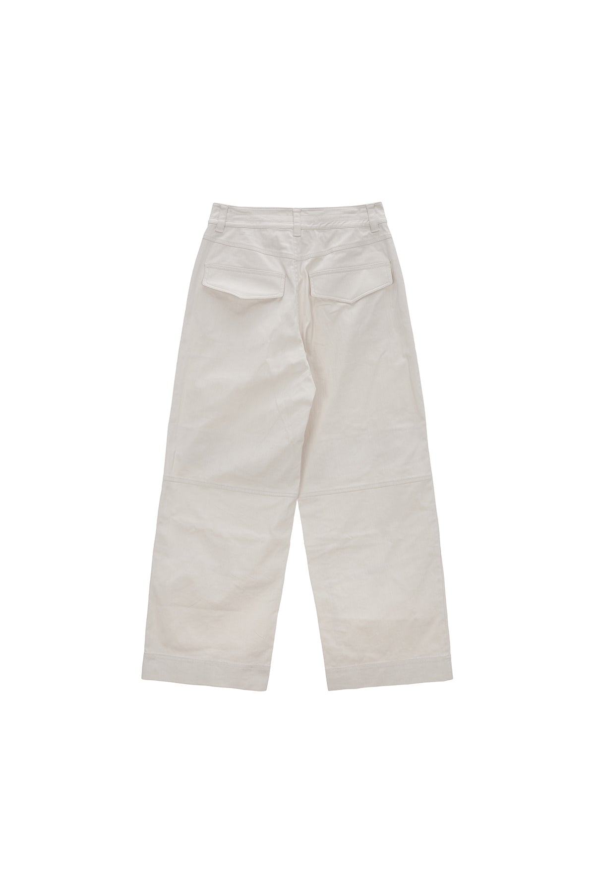 Matin Kim - Knee Big Pocket Cotton Pants (Ivory) product image 2 | TRAB K-Fashion Australia