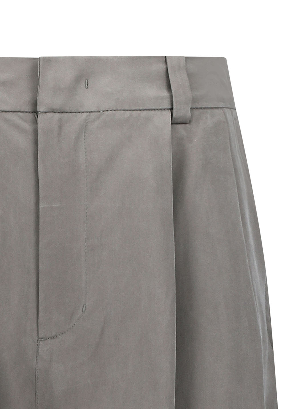 Amomento - Men's Cupro Two Tuck Wide Pants (Grey) product image 8 | TRAB K-Fashion Australia