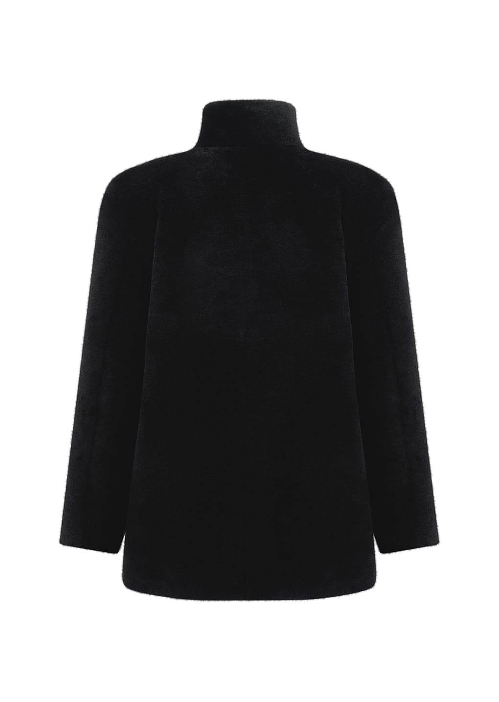 Amomento - shearling mid jacket (Black) product image 7 | TRAB K-Fashion Australia