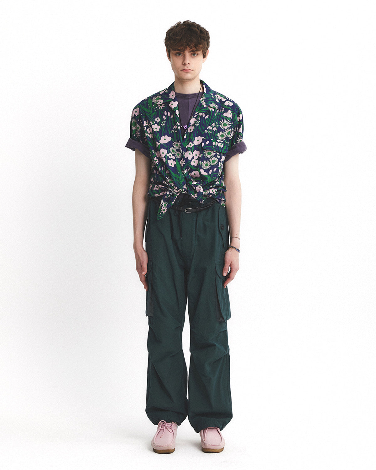 Eastlogue - Combat Easy Pants (Blue Green) product image 1 | TRAB K-Fashion Australia