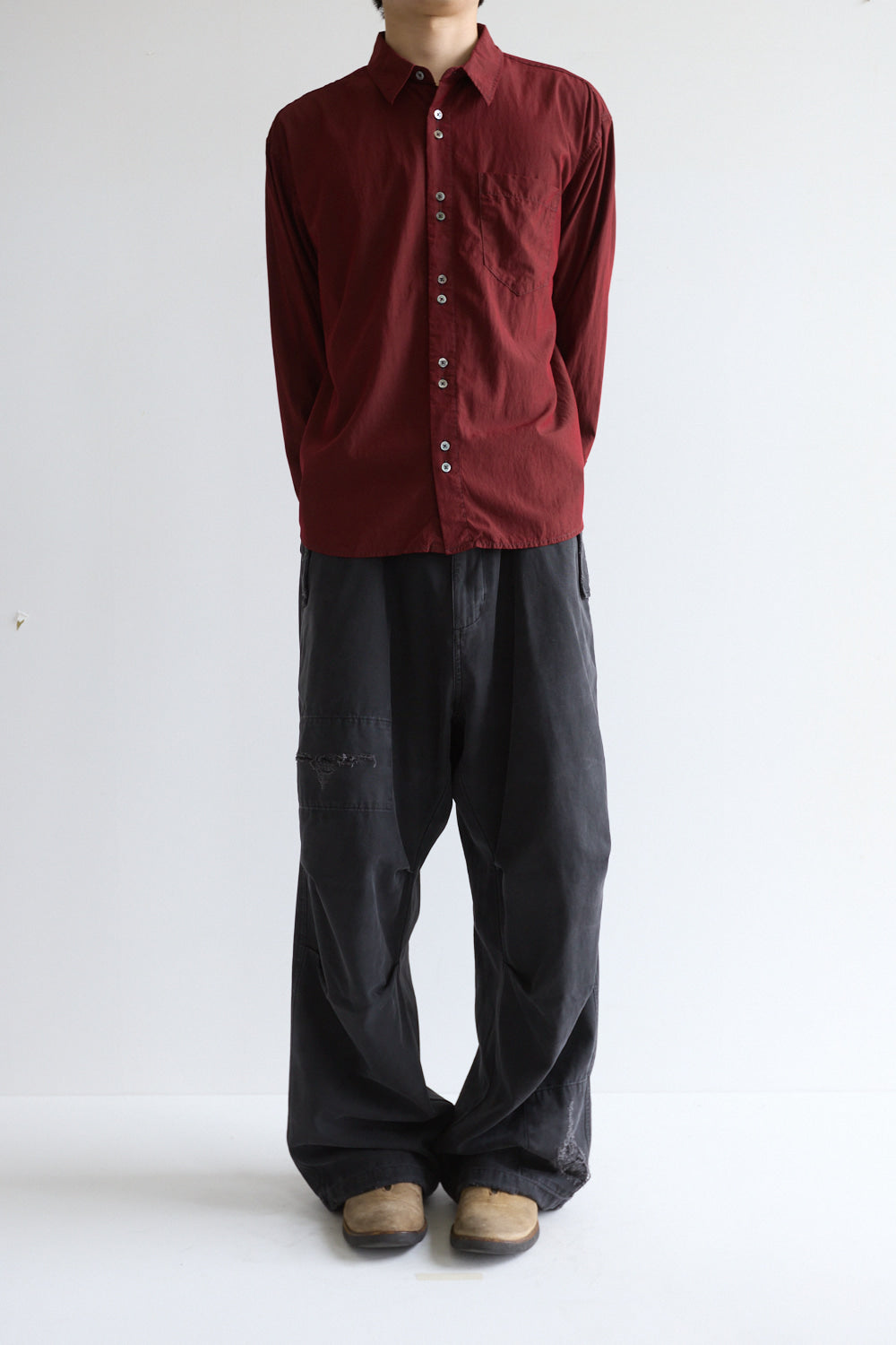 Hatchingroom - Snow Jeans Over Dyed Camo Purple (Charcoal) product image 7 | TRAB K-Fashion Australia