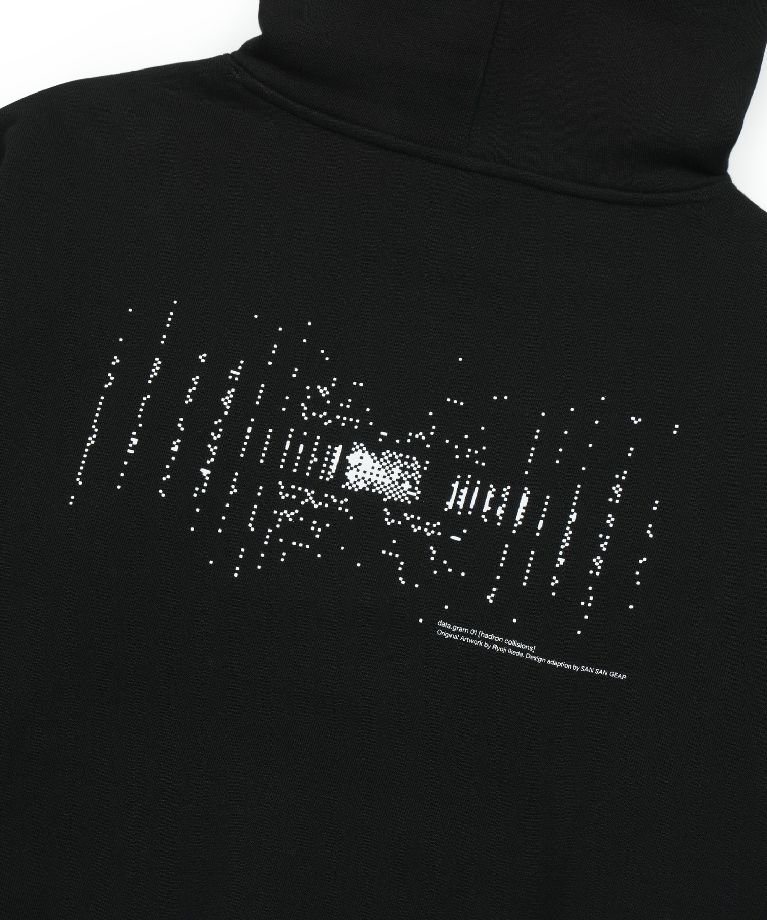 San San Gear - San San Gear X Ryoji Ikeda Hoodie (Black) product image 4 | TRAB K-Fashion Australia