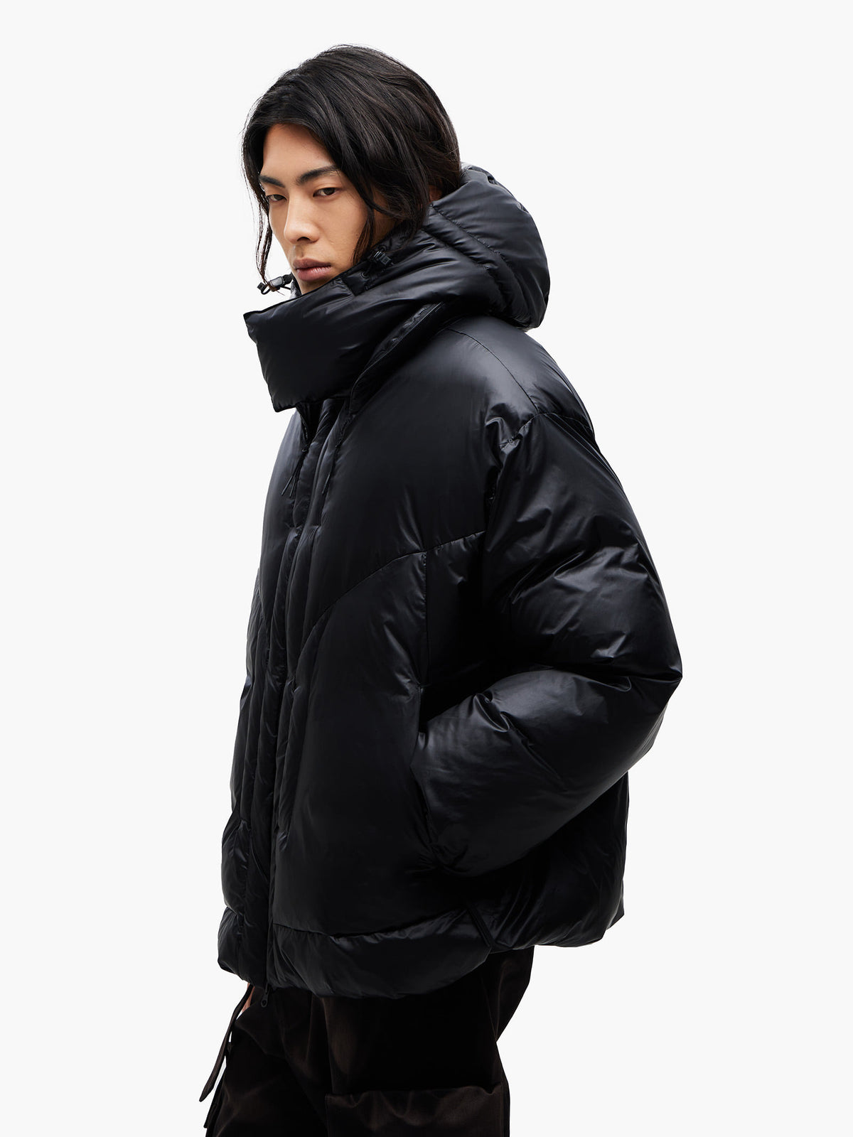 Jiyong Kim - Heavy Down Jacket (Black) product image 3 | TRAB K-Fashion Australia