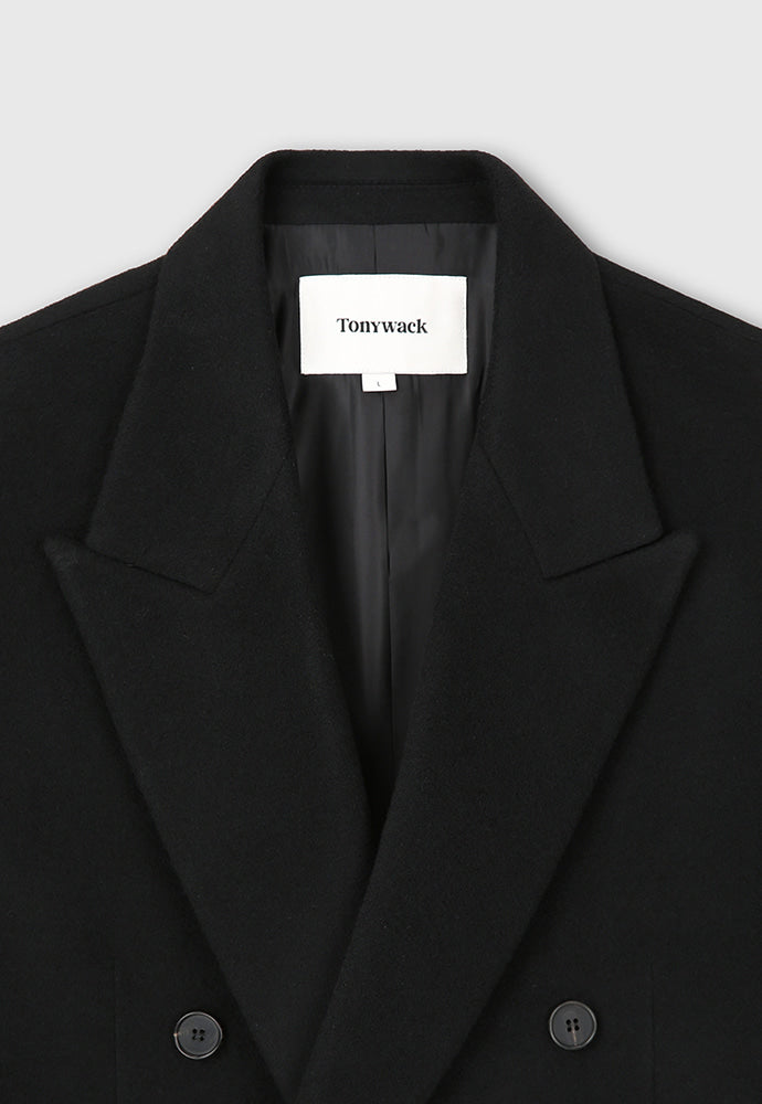 Tonywack - Wool And Cashmere Extra-Long Coat (Black) product image 15 | TRAB K-Fashion Australia
