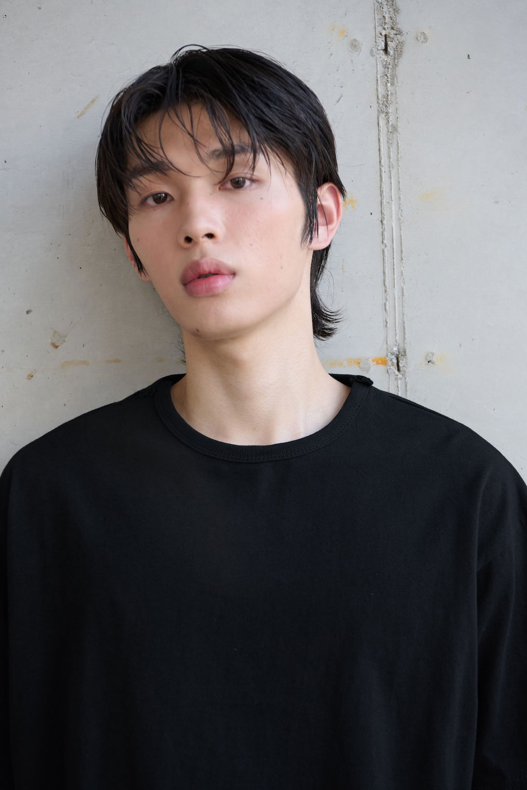 STU - Overlap Crop T-shirt (Black) product image 14 | TRAB K-Fashion Australia