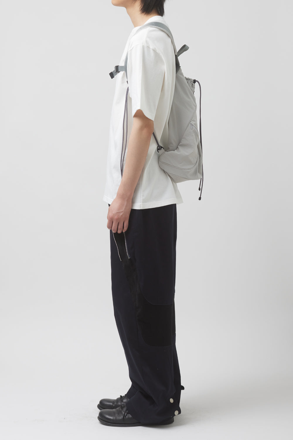 Hatchingroom - String Backpack Nylon Light (Grey) product image 9 | TRAB K-Fashion Australia
