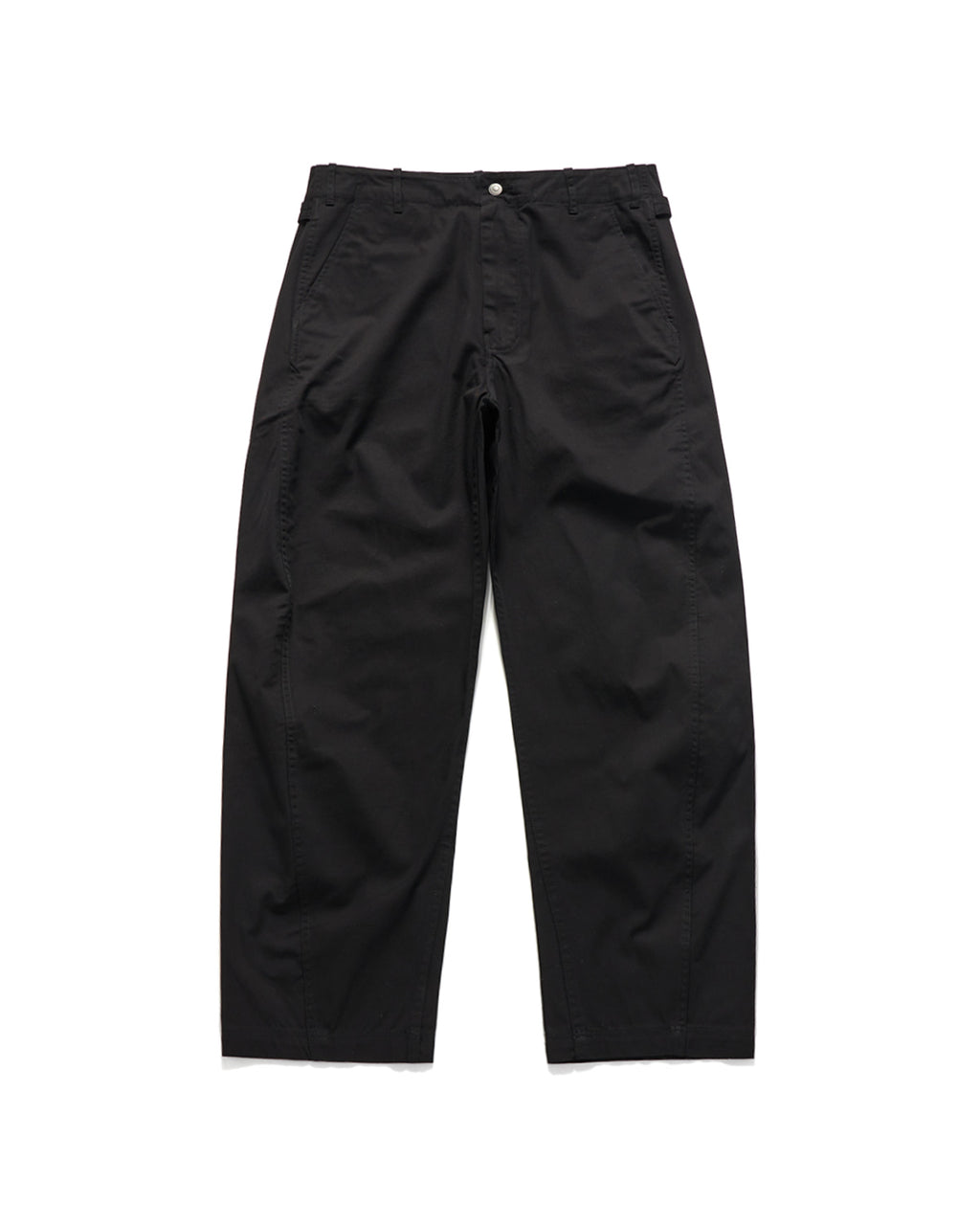 Eastlogue - Cinch Back Curved Pants (Black) product image 1 | TRAB K-Fashion Australia