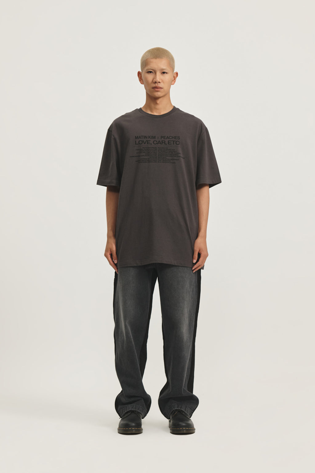 Matin Kim - Peaches Love Car Etc Graphic Top (Charcoal) product image 9 | TRAB K-Fashion Australia