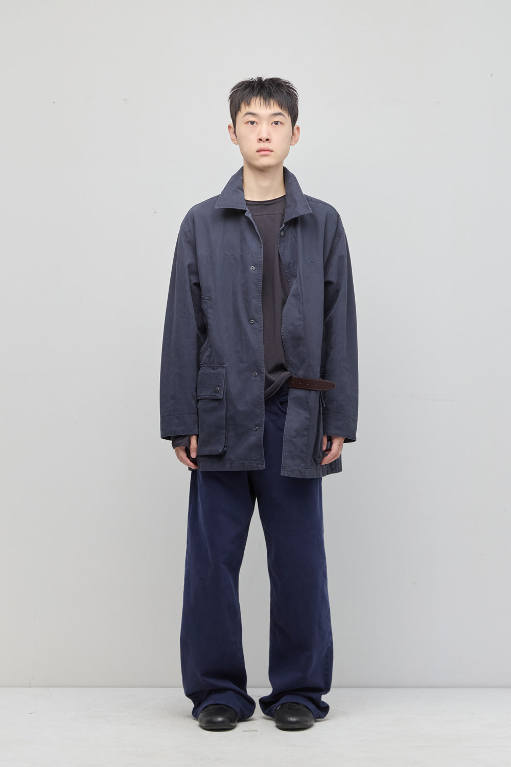Hatchingroom - Canvas Work Parka (Blue Charcoal) product image 11 | TRAB K-Fashion Australia