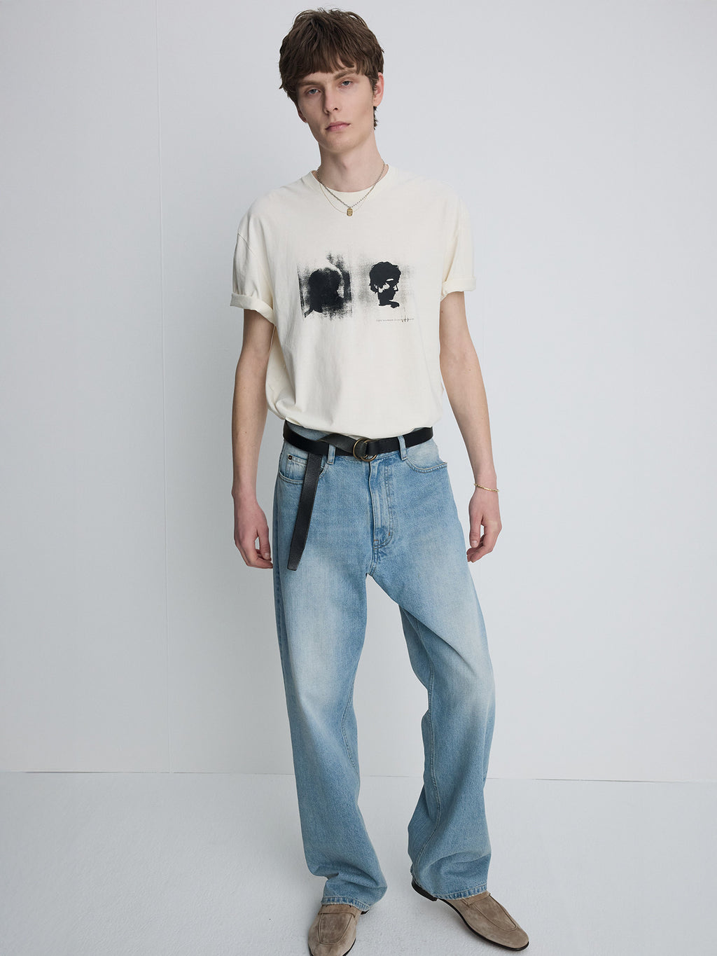 Tonywack - Garment Dyed Profiled T-Shirt (Salt Pigment) product image 1 | TRAB K-Fashion Australia