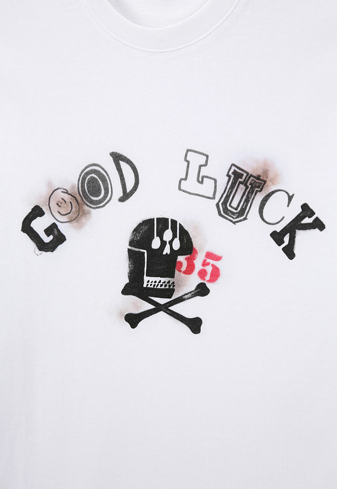 Tonywack - Stamp Skull T-Shirt (White) product image 7 | TRAB K-Fashion Australia