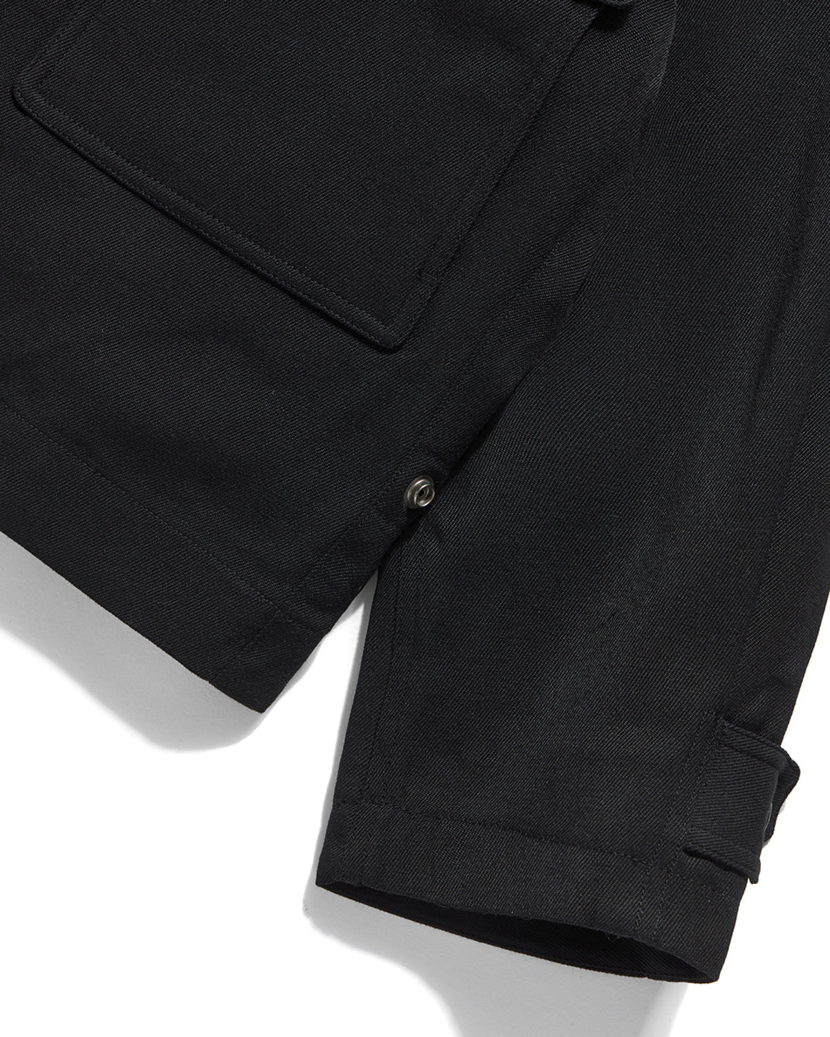 Eastlogue - Pilot Pleats Blouson Jacket (Black Twill) product image 8 | TRAB K-Fashion Australia